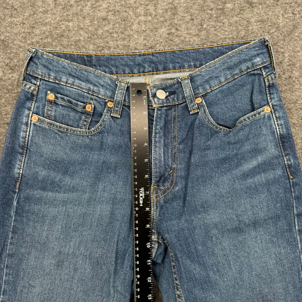 Levis 514 Straight Fit Mens Jeans Size 30 Medium Wash Blue Casual Denim workwear